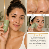 Mascarilla Facial Purificante en Barra de Té Verde – El brillo empieza con una piel limpia.