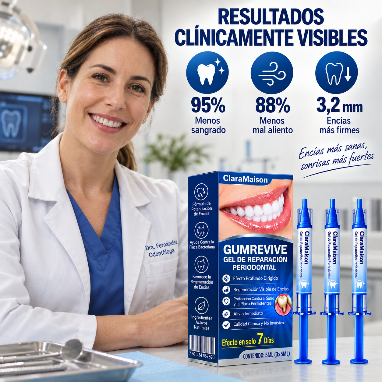 Gel de Reparación Periodontal - Recuperá el Cuidado de tus Encías y Volvé a Sonreír con Confianza