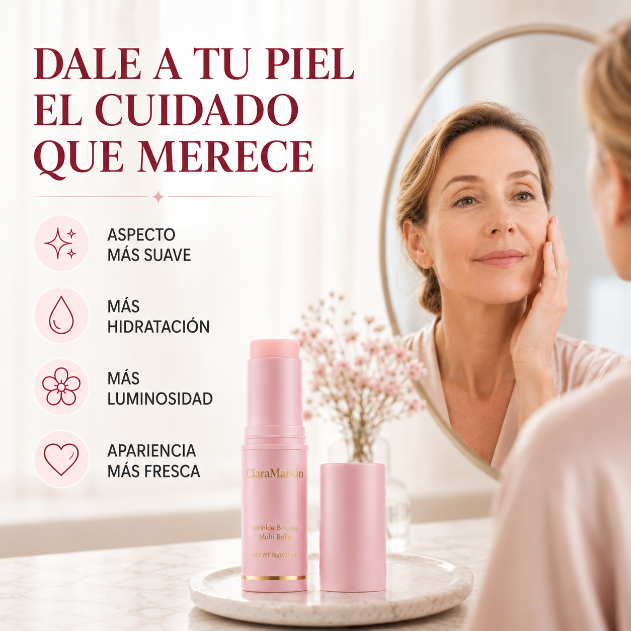 Bálsamo Multiaction Rejuvenecedor  - Cuidado, hidratación y luminosidad en cada aplicación.