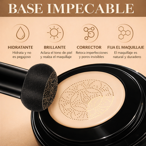 Base de Maquillaje con Colágeno – maquillaje hidratante de alta cobertura