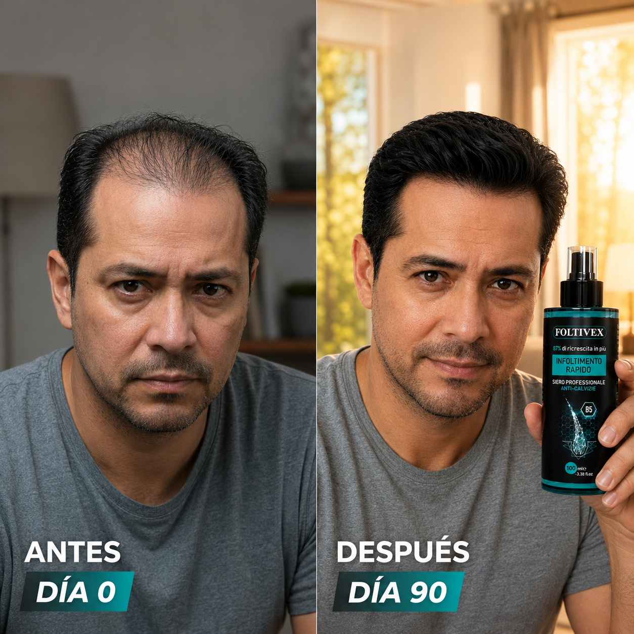 Foltivex - Protegé cada folículo. Recuperá cada hebra.