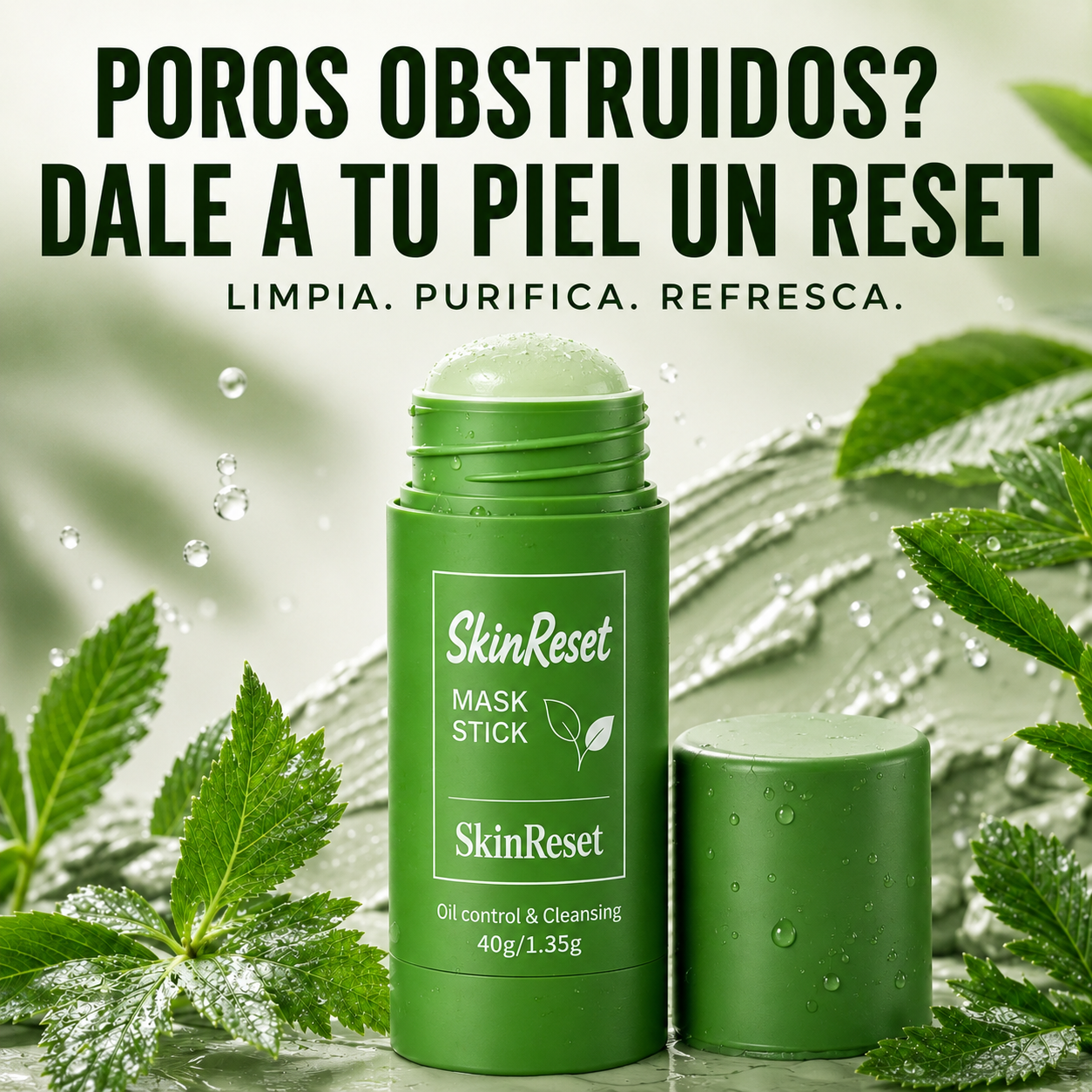 SkinReset Acne Clay Stick - Reiniciá tu piel. Recuperá tu confianza.