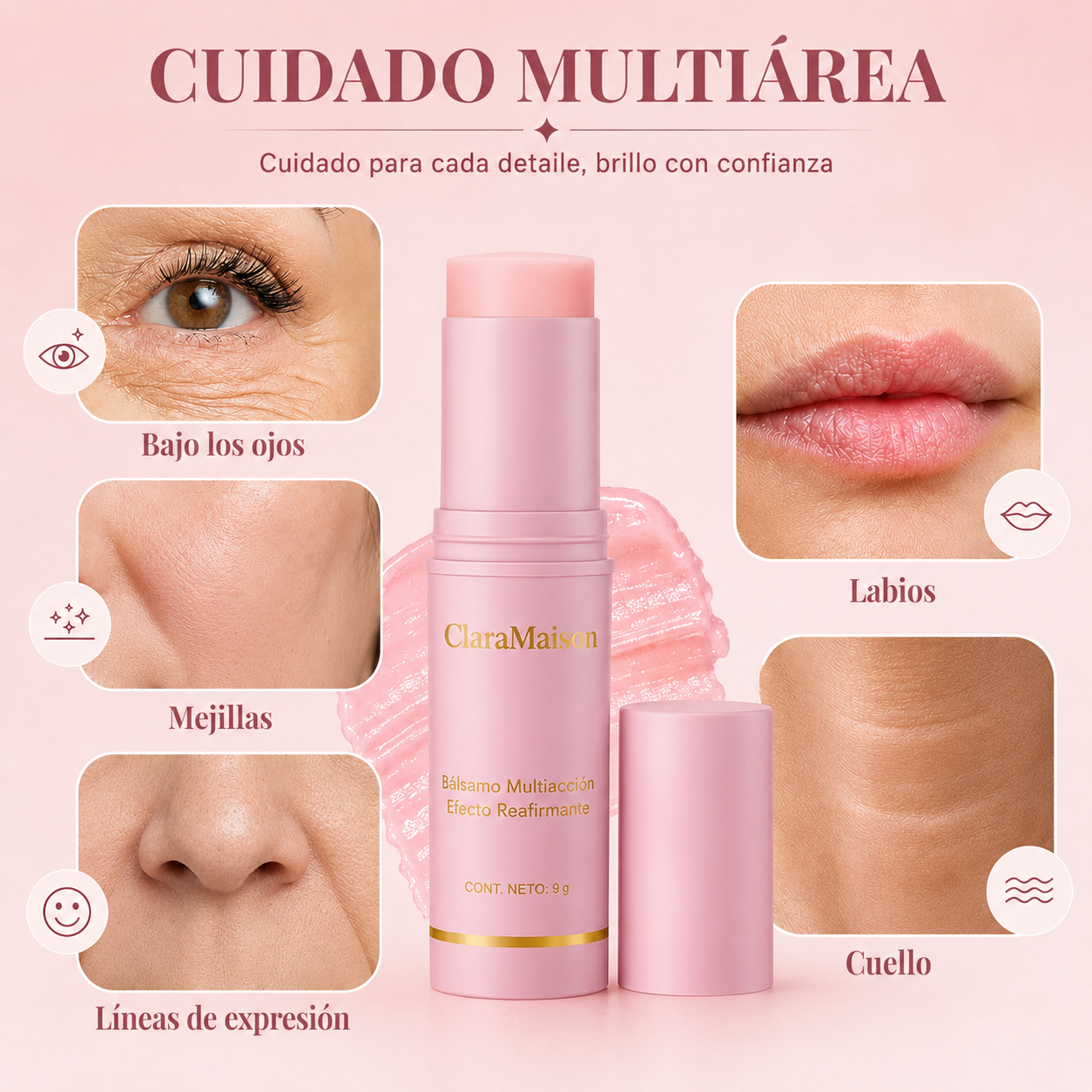 Bálsamo Multiaction Rejuvenecedor  - Cuidado, hidratación y luminosidad en cada aplicación.
