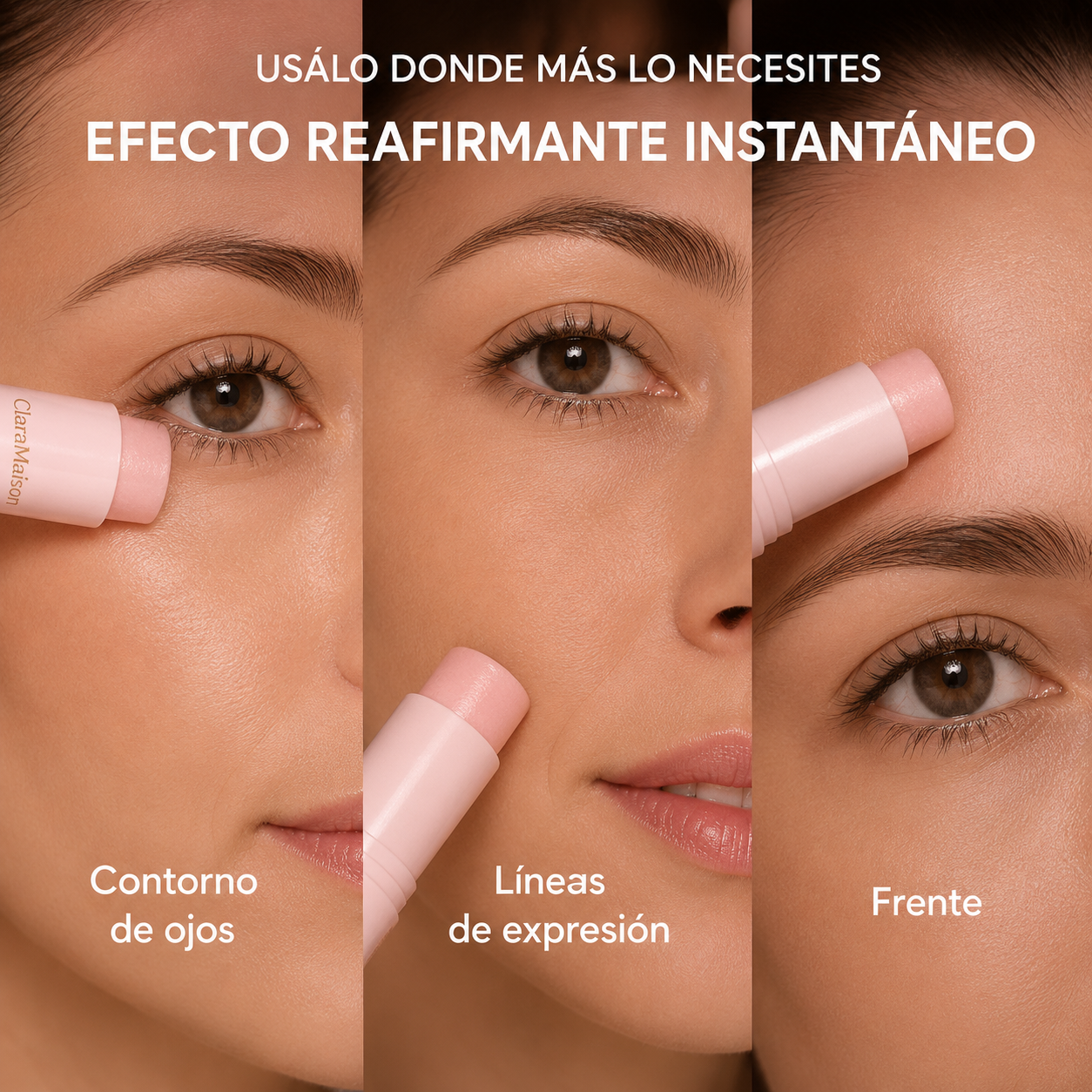 Efecto Reafirmante Instantáneo - Una piel más suave, hidratada y luminosa.