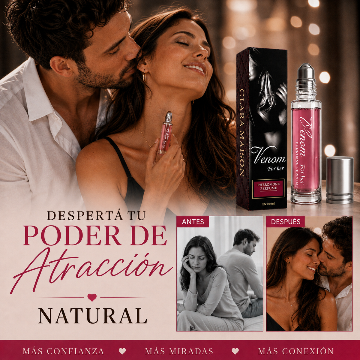 Venom Perfume de Feromonas – Despierta tu magnetismo natural.