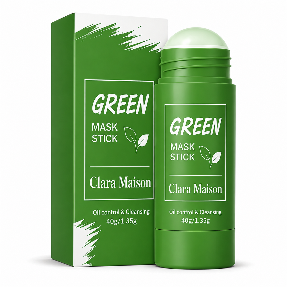 Mascarilla Facial Purificante en Barra de Té Verde – El brillo empieza con una piel limpia.