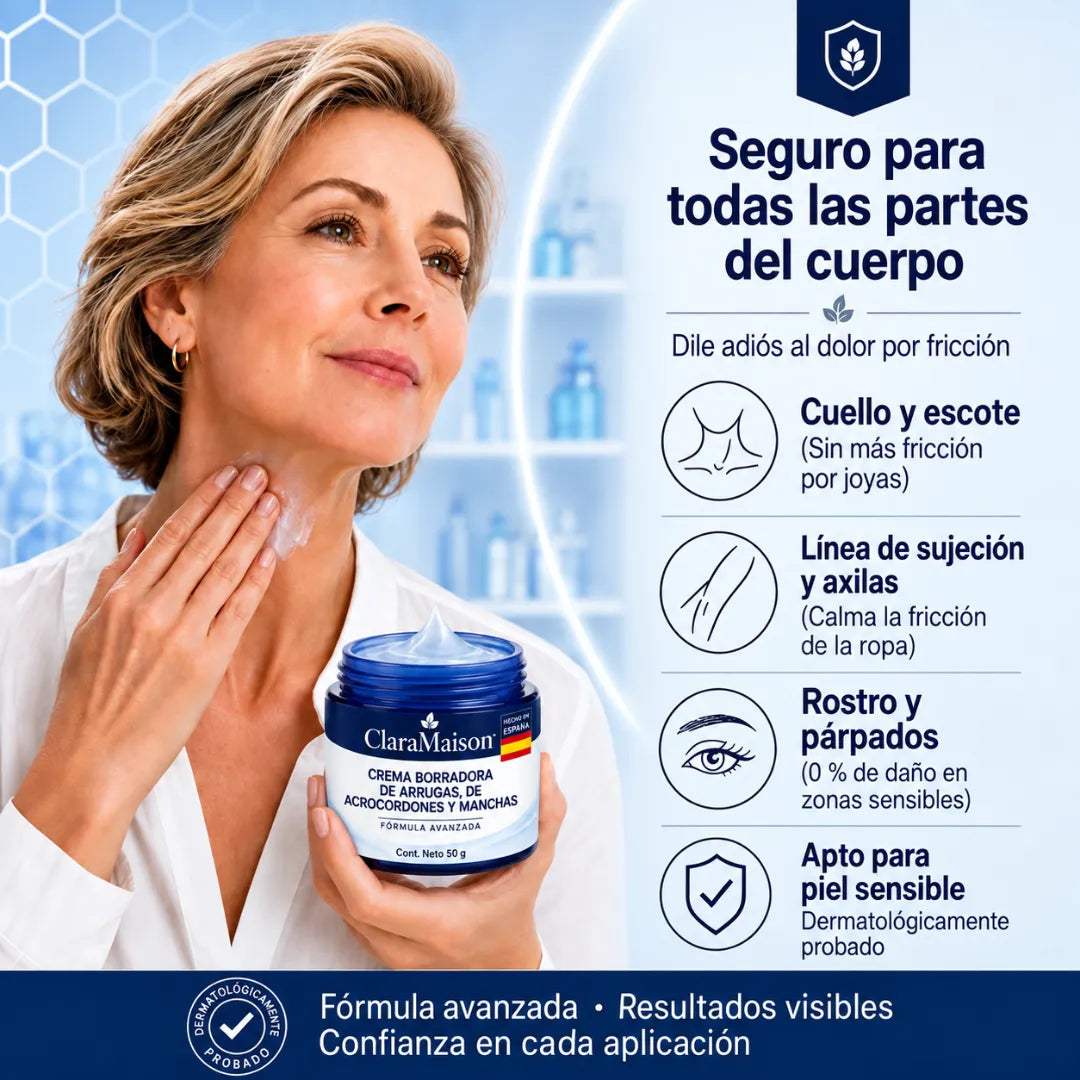 ClaraMaison® CREMA BORRADORA DE ACROCORDONES Y MANCHAS -Sin dolor y sin cicatrices · Crema de alta calidad contra las imperfecciones de la piel