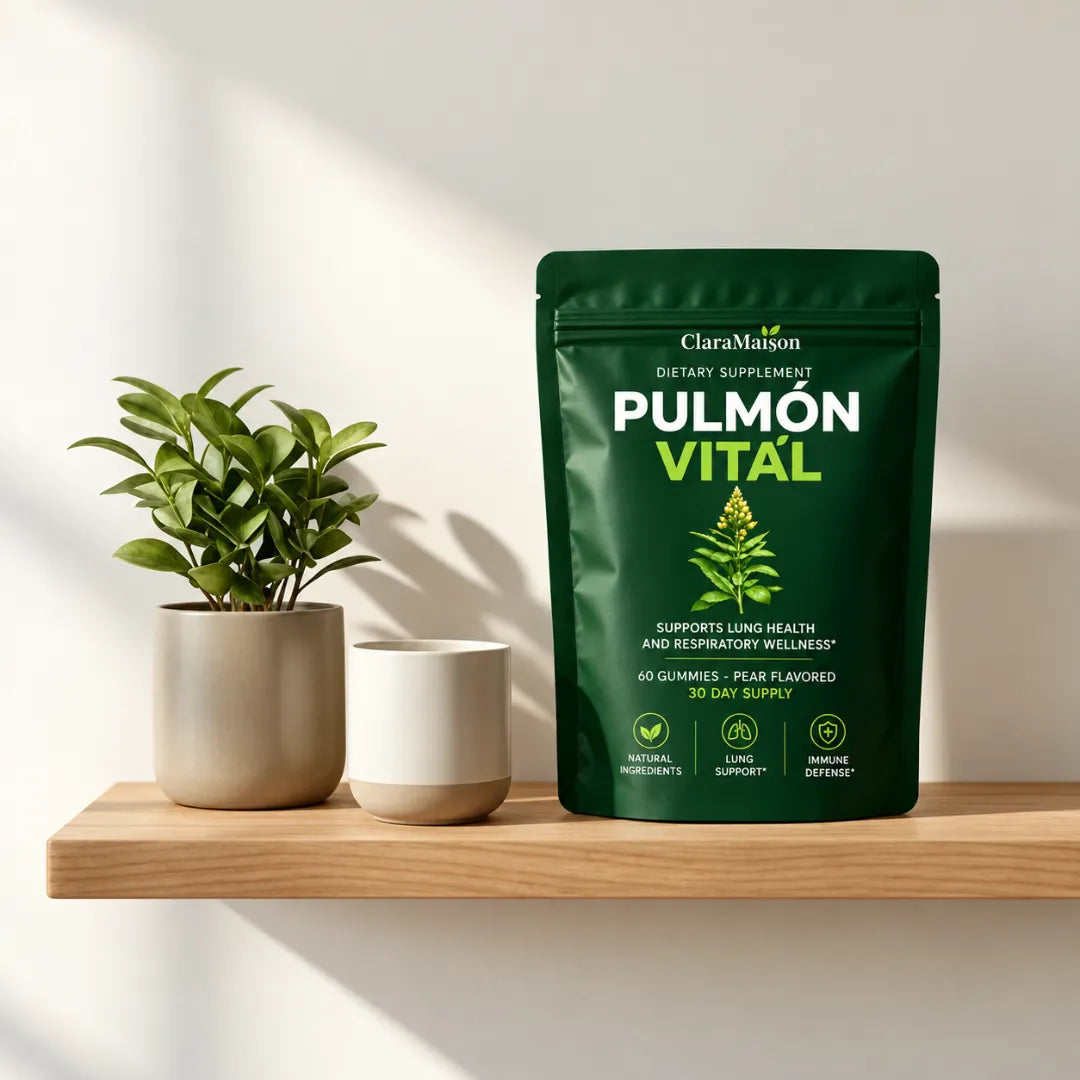 Pulmón Vital | 600 mg | 90 Cápsulas | Fórmula Herbal para el Bienestar Respiratorio