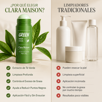 Clara Maison Green Purify Stick - Purificá tu piel. Revelá tu brillo natural