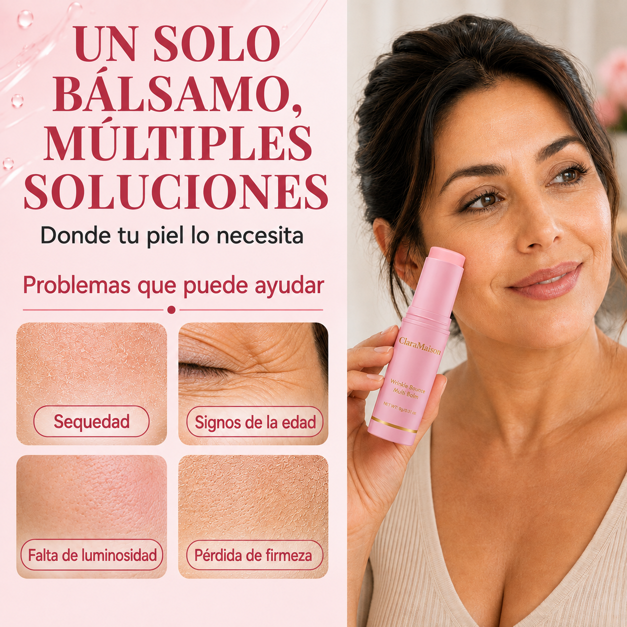 Bálsamo Multiaction Rejuvenecedor  - Cuidado, hidratación y luminosidad en cada aplicación.