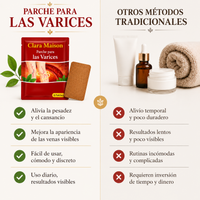 Parche para las varices - Piernas más cómodas de forma natural