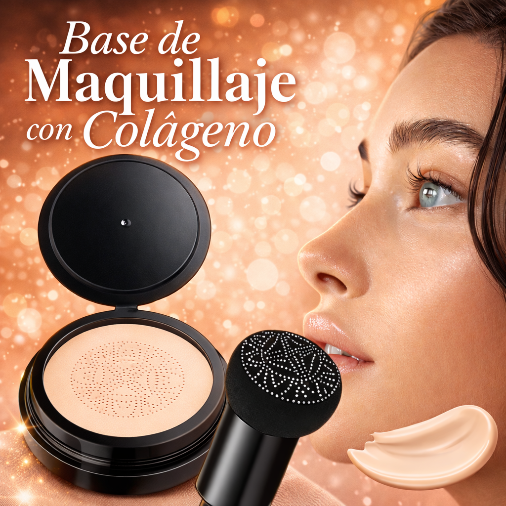 Base de Maquillaje con Colágeno – maquillaje hidratante de alta cobertura